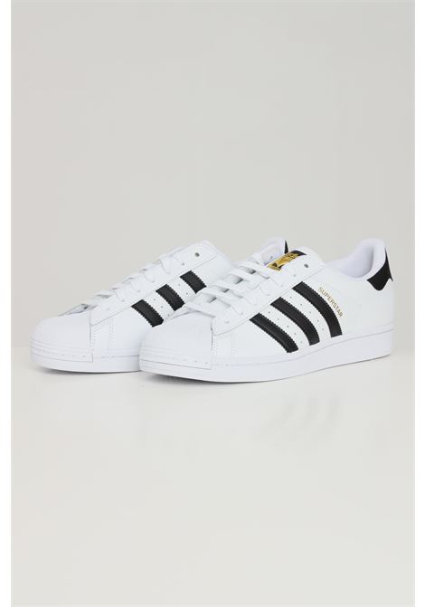 SUPERSTAR men's black and white sneakers ADIDAS ORIGINALS | EG4958.